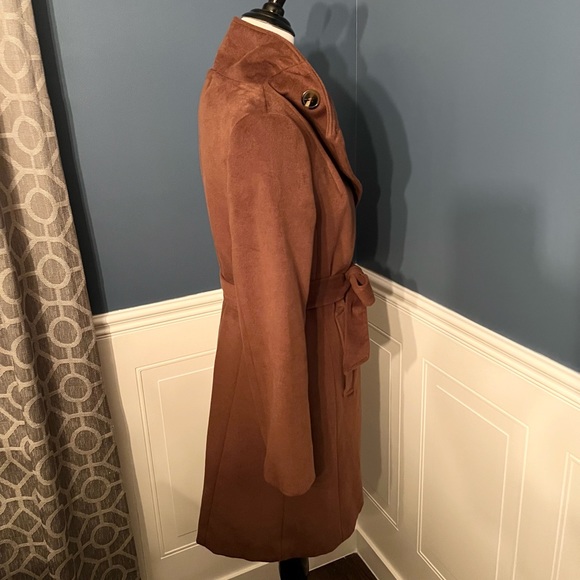 Zicac Chocolate Brown Fall Trench Coat - Picture 4 of 6